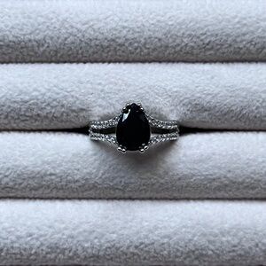 R014 | Black Onyx CZ Ring